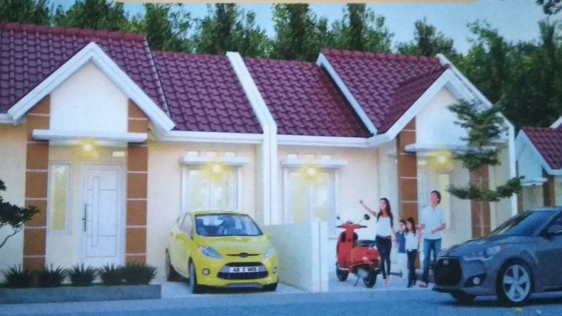 RUMAH MINIMALIS DALAM PERUMAHAN SIAP BANGUN, DI PAJANGAN, BANTUL