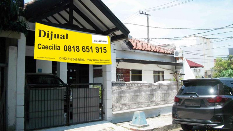 Jual Rumah 1 Lantai, Sudah Renov, Row Jalan depan Lebar + Paving, Siap Huni