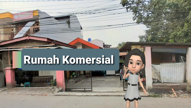 JUAL CEPAT, Rumah Komersial di Kawasan Bintaro, Hitung Tanah Luas 260m Harga 2,6M Nego