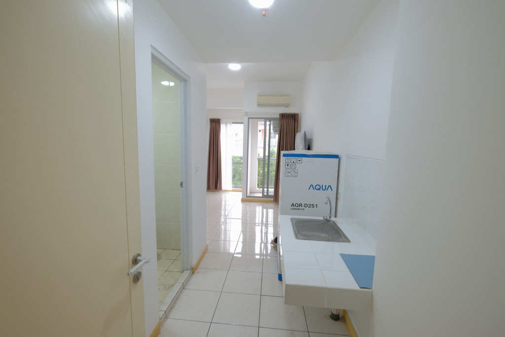 Disewakan Murah Apartemen M Town, Type Studio, Ada AC, Kulkas, TV, Summarecon Serpong