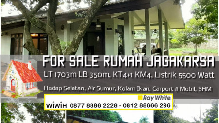 JUAL CEPAT!!! Rumah Antiq Hitung Tanah di Jagakarsa, Luas Tanah 1703m Harga 16M Nego