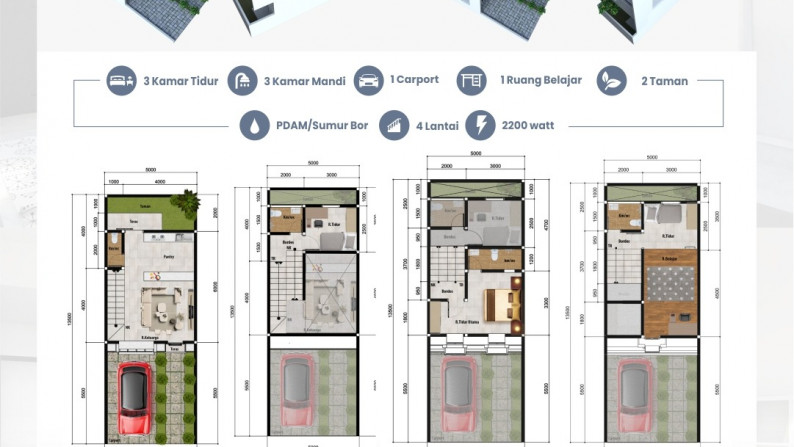 Rumah bernuansa Villa di Jagakarsa Jakarta Selatan