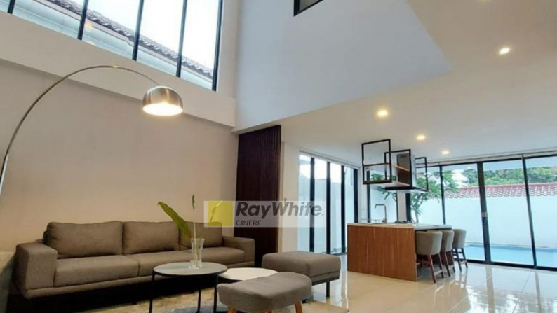 Dijual rumah cantik modern tropis Di Gandaria Jakarta Selatan