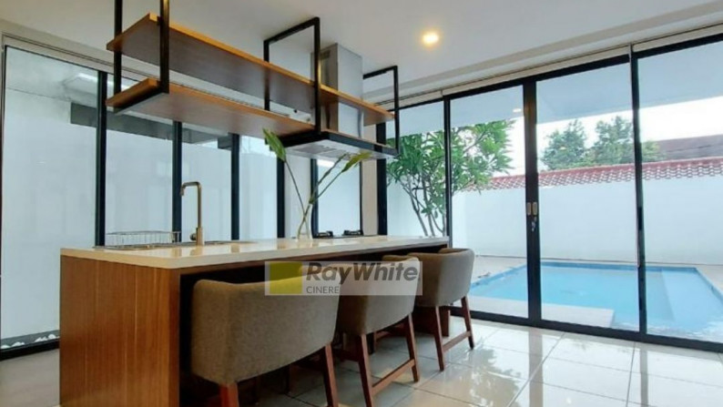 Dijual rumah cantik modern tropis Di Gandaria Jakarta Selatan