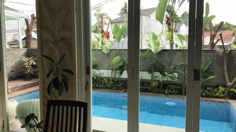 RUMAH SIAP HUNI, SUDAH RENOV & FULLY FURNISHED DI BINTARO #JS