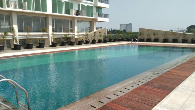 02 BEDROOM APARTMENT BARU SEMI FURNISHED DI PUSAT BSD HANYA 900 JUTA SAJA #AMDG