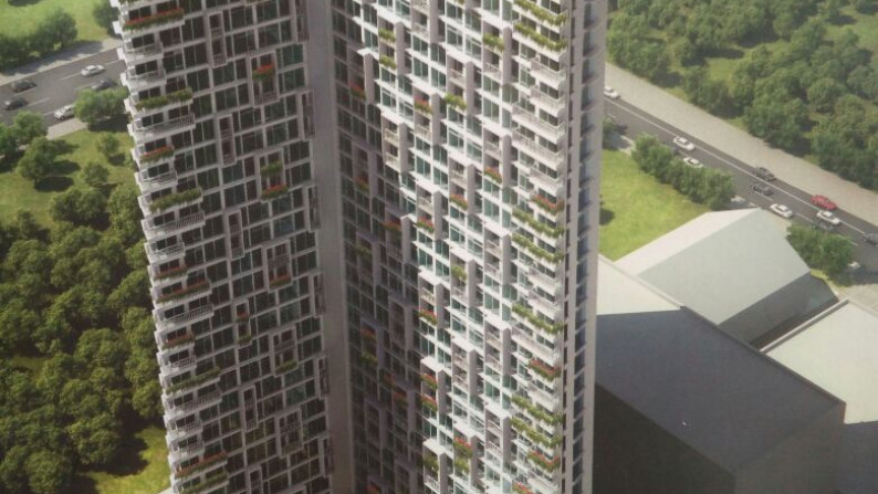 02 BEDROOM APARTMENT BARU SEMI FURNISHED DI PUSAT BSD HANYA 900 JUTA SAJA #AMDG