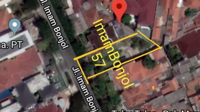 Dijual Tanah di Jalan Imam Bonjol, Surabaya