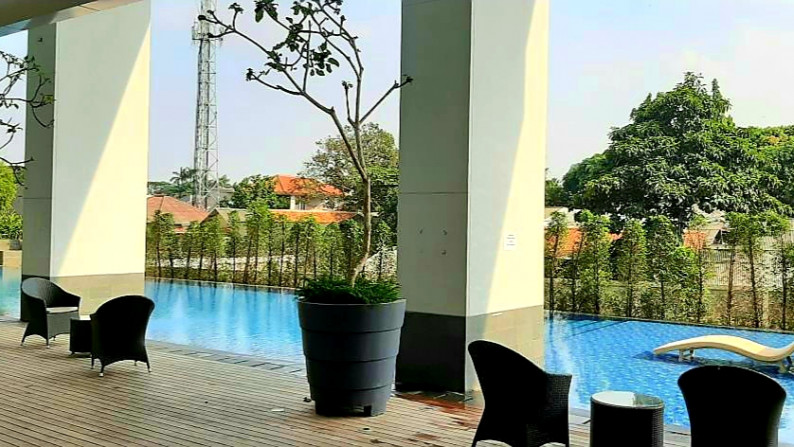 Apartemen Bintaro Plaza Residence, Tower Breeze, 1 BR Fully Furnished harga 5,5Juta/Bulan