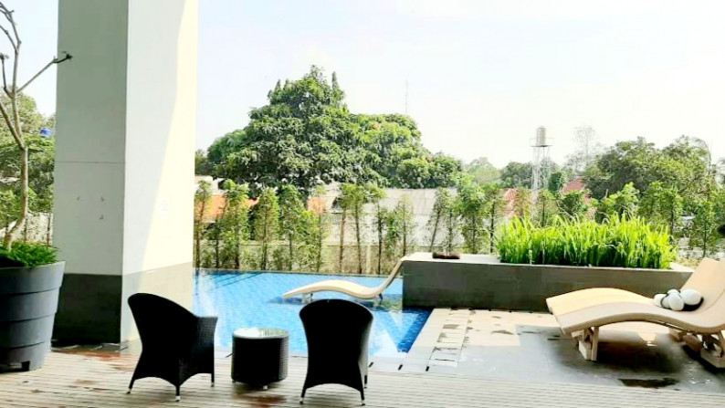 Apartemen Bintaro Plaza Residence, Tower Breeze, 1 BR Fully Furnished harga 5,5Juta/Bulan