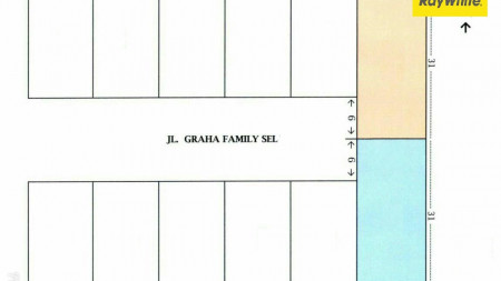 Dijual Tanah di Perumahan Graha Family, Surabaya