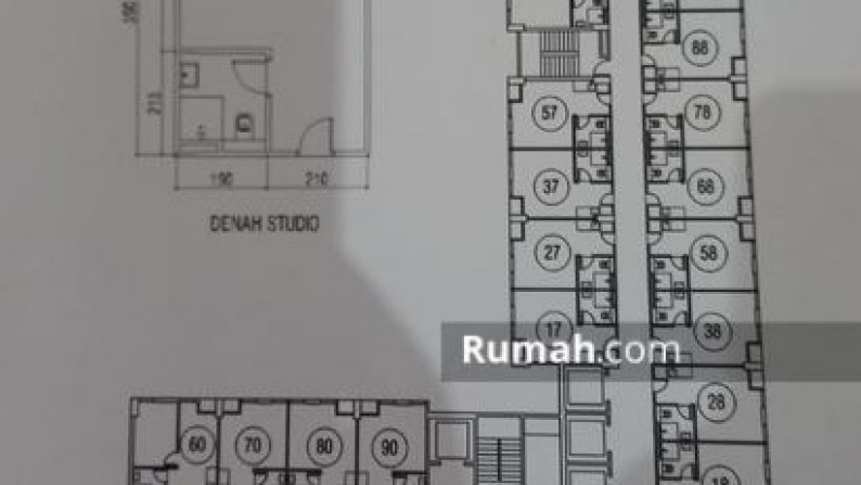 Apartemen dijual Denver Surabaya Type studio