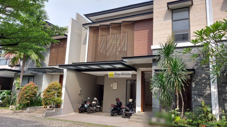 Rumah design modern tropis di Pondok Pinang