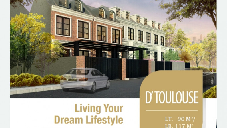 Rumah BARU dengan Interior Elegan @Cluster Maison Gaie Type D\'Toulouse, Kesehatan, Bintaro