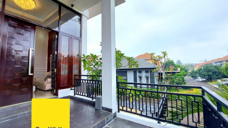 Rumah Cantik di Cibubur, Dalam Kompleks, Di hoek, Siap Huni, Private Swimming Pool, SHM