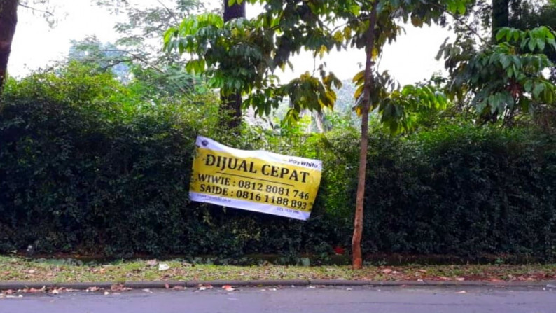 Tanah Lokasi dalam Komplek Elite di Villa Cinere Mas