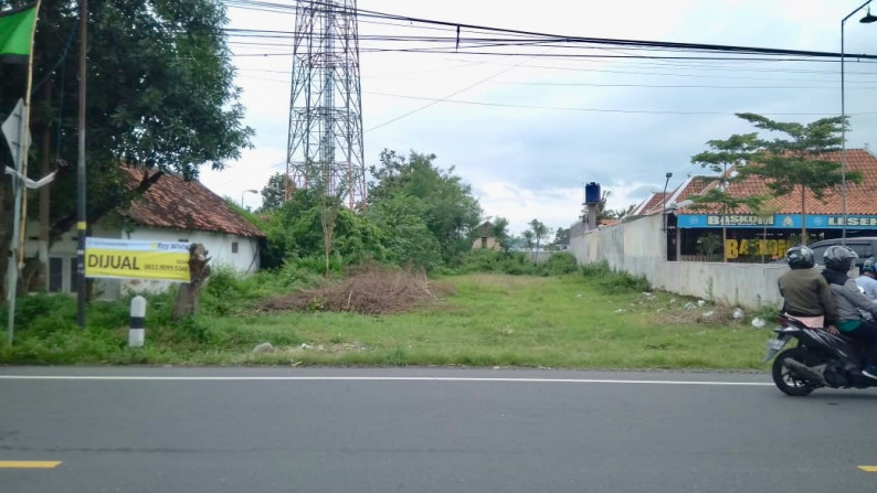 TANAH PEKARANGAN SELUAS 1584 METER PERSEGI, DI JL WONOSARI KM 10