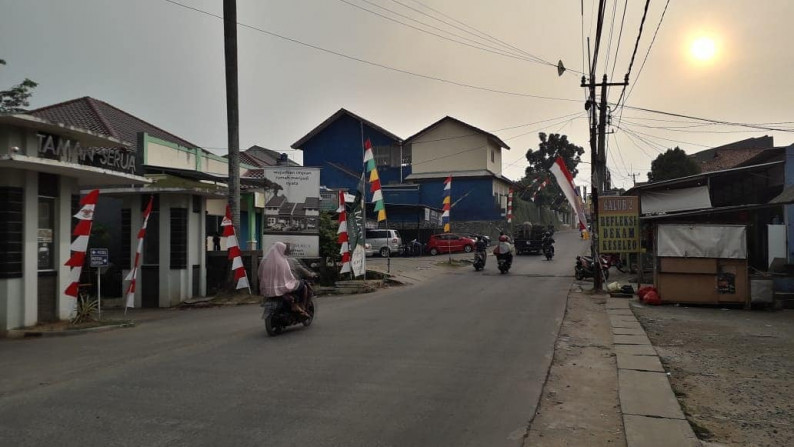 Dijual Kavling Pinggir Jalan Raya dan Terdapat Bangunan  Ruko @Jl Raya Serua, Bojongsari, Depok