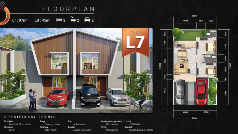 Rumah Primary dengan Konsep Baru dan Lokasi Strategis @Cluster New Diamond, Bojongsari, Depok