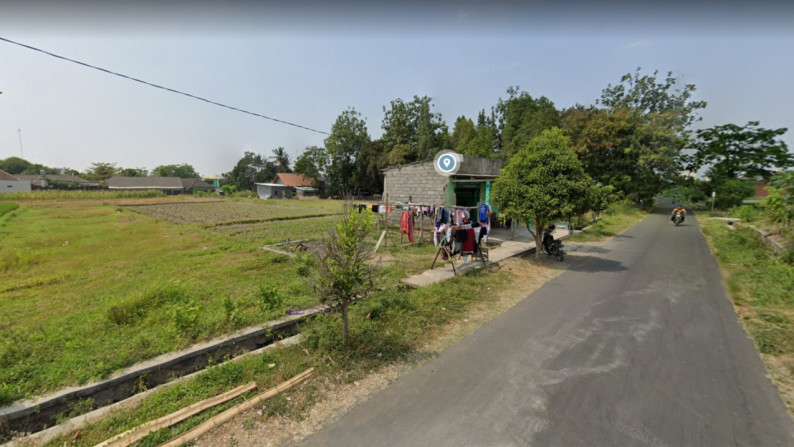 TANAH SAWAH SELUAS 407 METER PERSEGI, DI JL ONGGOMERTAN, MAGUWOHARJO