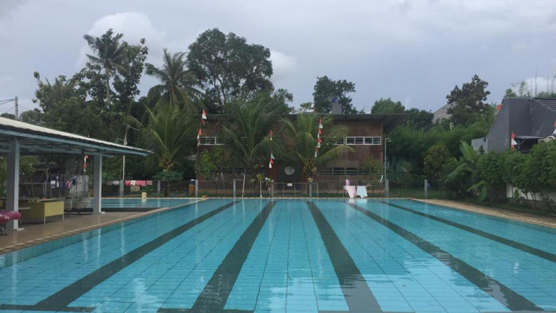 Rumah unik + pool Cinangka depok