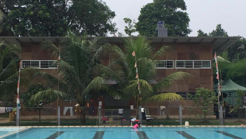 Rumah unik + pool Cinangka depok