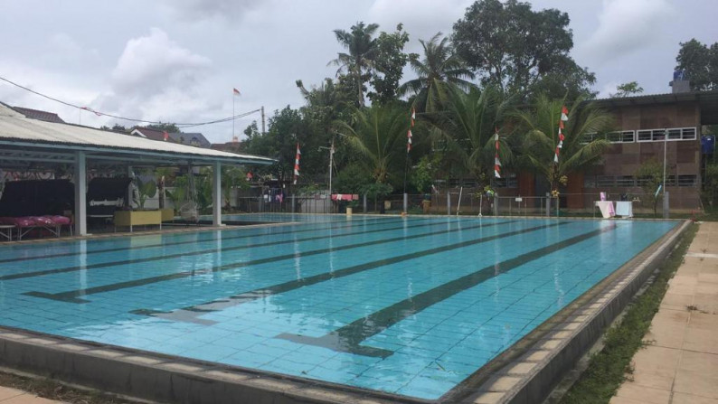 Rumah unik + pool Cinangka depok