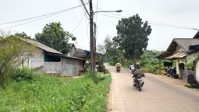 Dijual Lahan sisi Jalan Raya Setu Burangkeng Bekasi