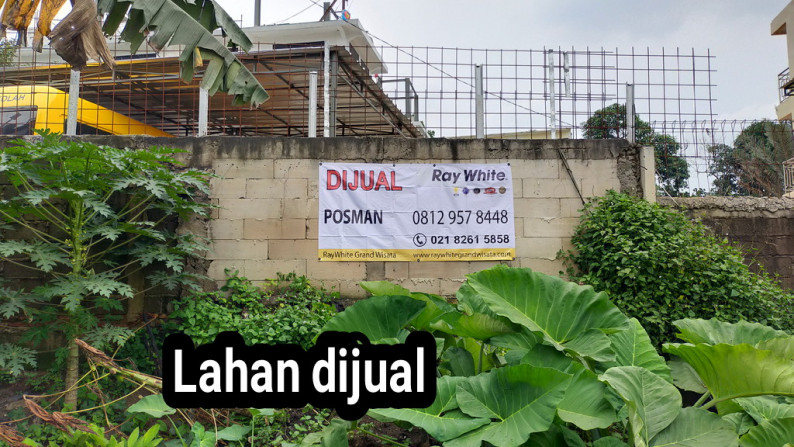 Dijual Lahan sisi Jalan Raya Setu Burangkeng Bekasi