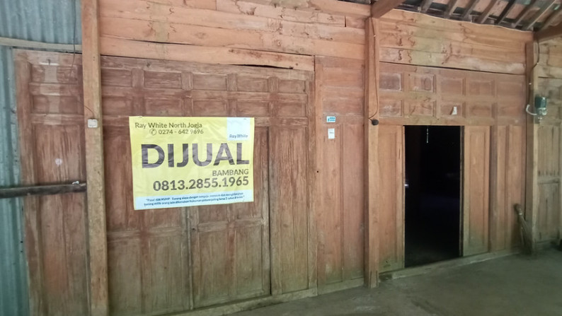 TANAH SELUAS 5812 METER PERSEGI BONUS RUMAH, DI DSN SAMBENG, GUNUNG KIDUL