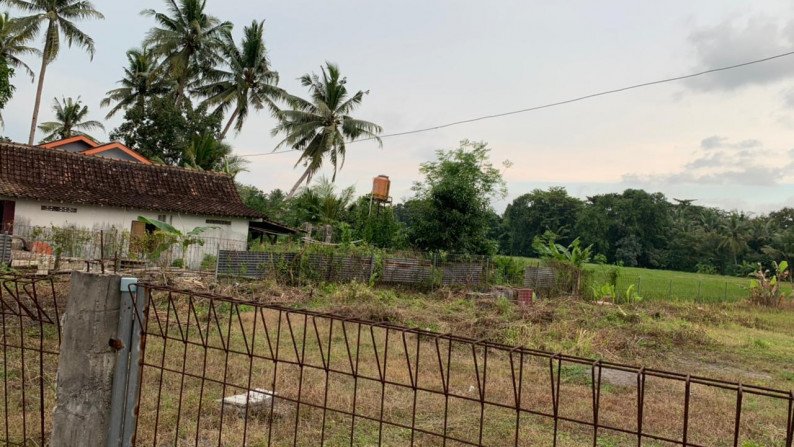 TANAH PEKARANGAN 1979 METER PERSEGI, DI JL RAYA WATES-YOGYA DEKAT BANDARA YIA