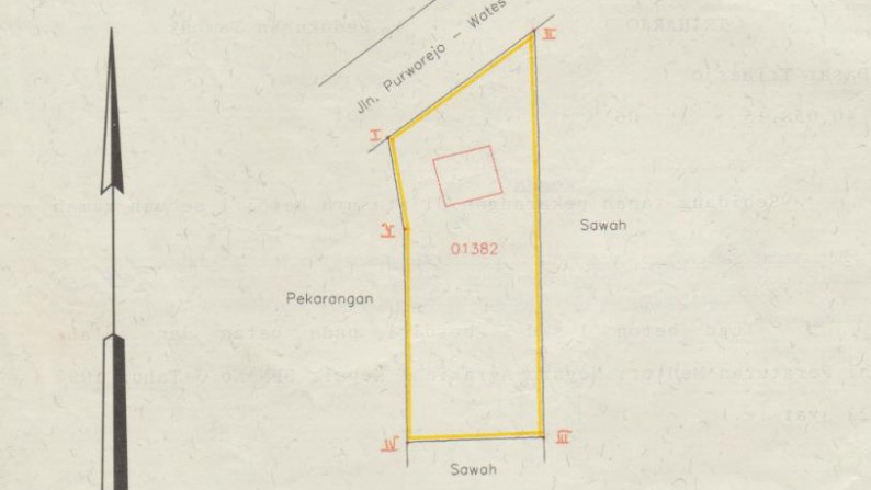 TANAH PEKARANGAN 1979 METER PERSEGI, DI JL RAYA WATES-YOGYA DEKAT BANDARA YIA