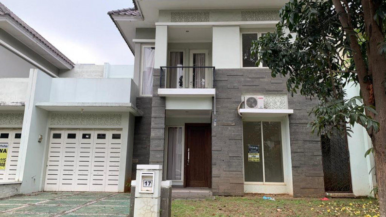 DISEWAKAN MURAH RUMAH CLUSTER ALBA, RENATA ALAM SUTERA, TANGERANG