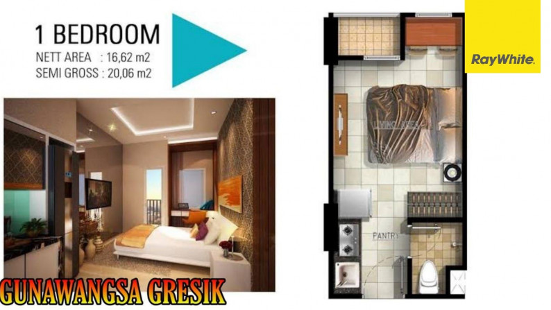 Dijual Apartemen Gunawangsa Gresik