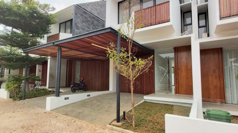 Rumah Modern Tropis Dengan Layout Super Lega Dalam Townhouse