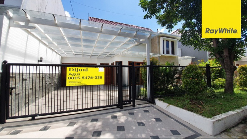 Dijual Rumah 2 lt Strategis Bebas Banjir di Rungkut Asri, Surabaya