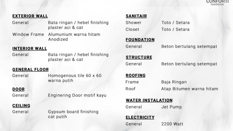 Rumah Baru Dengan Konsep Baru dan Lokasi Strategis @Conforti Residence, Pondok Aren