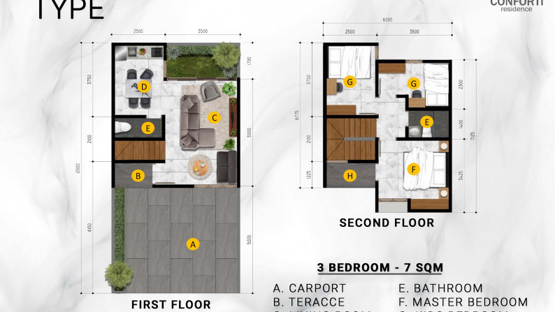 Rumah Baru Dengan Konsep Baru dan Lokasi Strategis @Conforti Residence, Pondok Aren