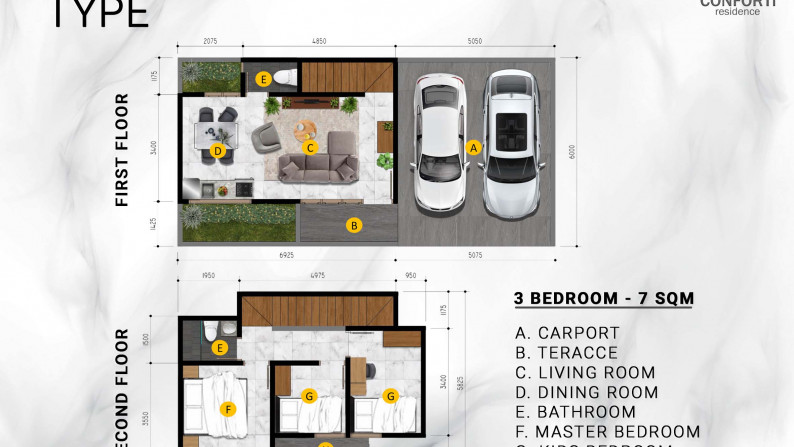 Rumah Baru Dengan Konsep Baru dan Lokasi Strategis @Conforti Residence, Pondok Aren