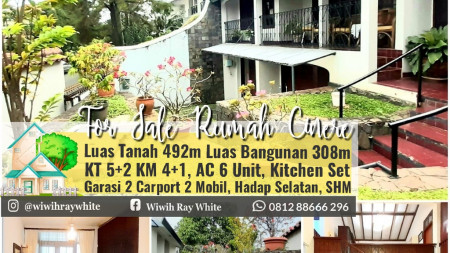 Rumah Klasik Eropa di Villa Cinere Mas, Luas 492m Harga 5M Nego, Murah!!! #WWDD