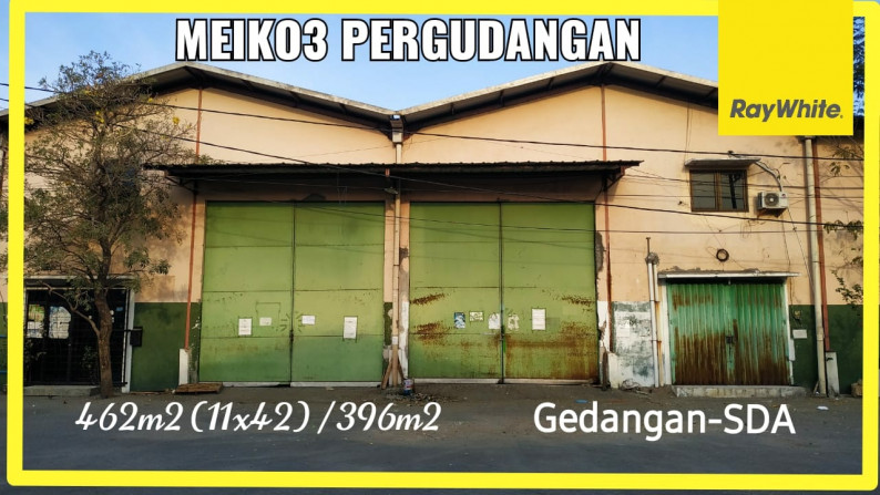 Dijual Gudang Bebas Banjir di MEIKO 3 Pergudangan Gedangan, Sidoarjo