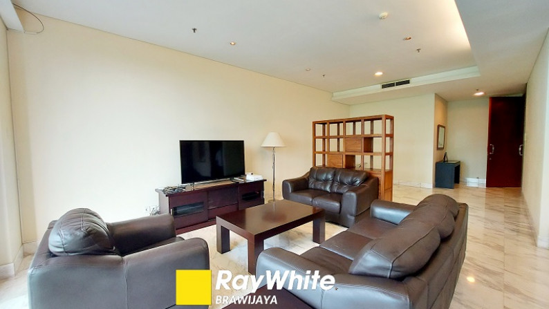 Apartemen Di Senayan City Residence, Jakarta Pusat, Tower B, Lower Floor, Senayan Golf View, Private lift, Siap Huni