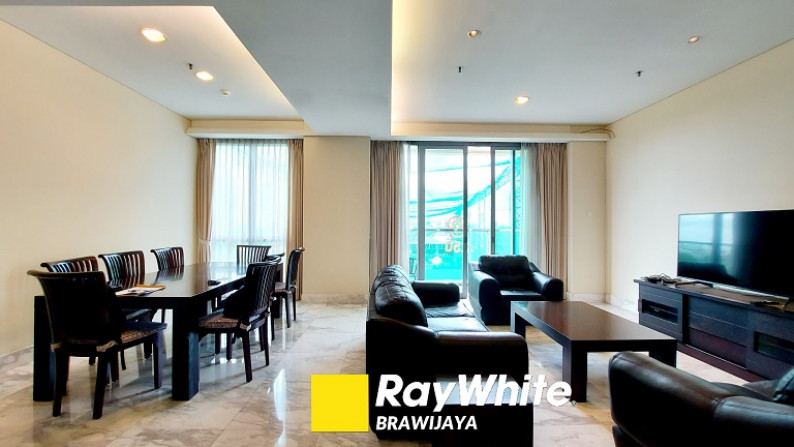 Apartemen Di Senayan City Residence, Jakarta Pusat, Tower B, Lower Floor, Senayan Golf View, Private lift, Siap Huni