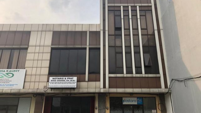 dijual ruko 3 lt, sangat strategis, lokasi prima, murah, siap huni, di depok grand depok city verbana