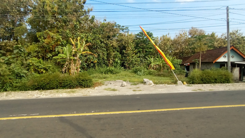 TANAH PEKARANGAN SELUAS 1127 METER PERSEGI, DI JL WONOSARI-WONOGIRI, GK