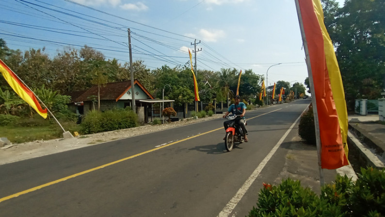 TANAH PEKARANGAN SELUAS 1127 METER PERSEGI, DI JL WONOSARI-WONOGIRI, GK
