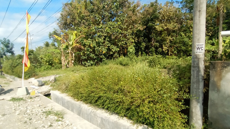 TANAH PEKARANGAN SELUAS 1127 METER PERSEGI, DI JL WONOSARI-WONOGIRI, GK