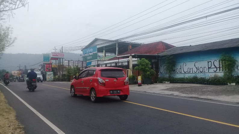TANAH 540 METER PERSEGI, COCOK UNTUK USAHA, DI JL WONOSARI KM 12