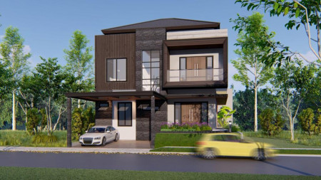 Rumah Delatinos Cluster De Rio, BSD City, Luas 255m2