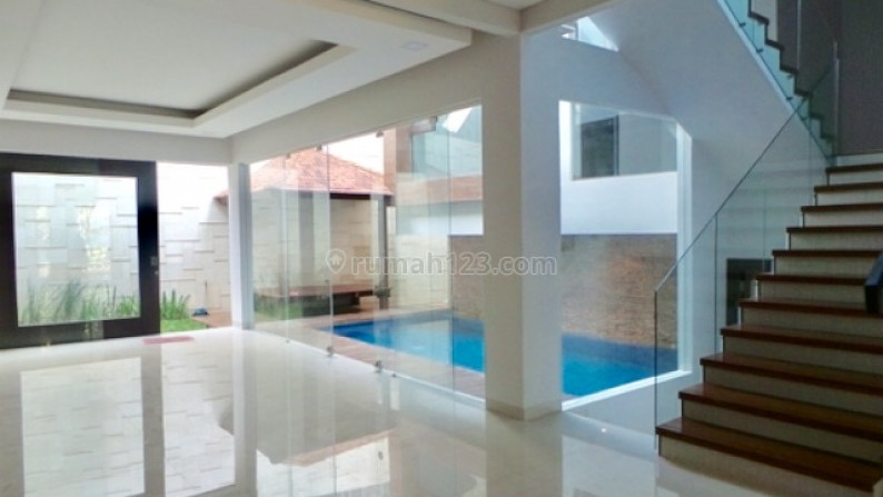 RUMAH MINIMALIS DAN NYAMAN DENGAN SWIMMING POOL DI PURI BINTARO #ANN